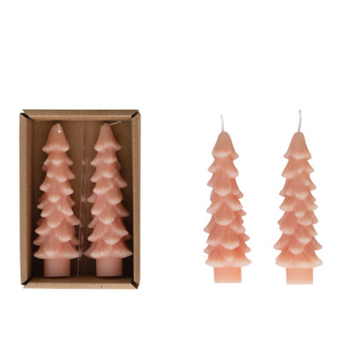 Creative Pink Tree Candles