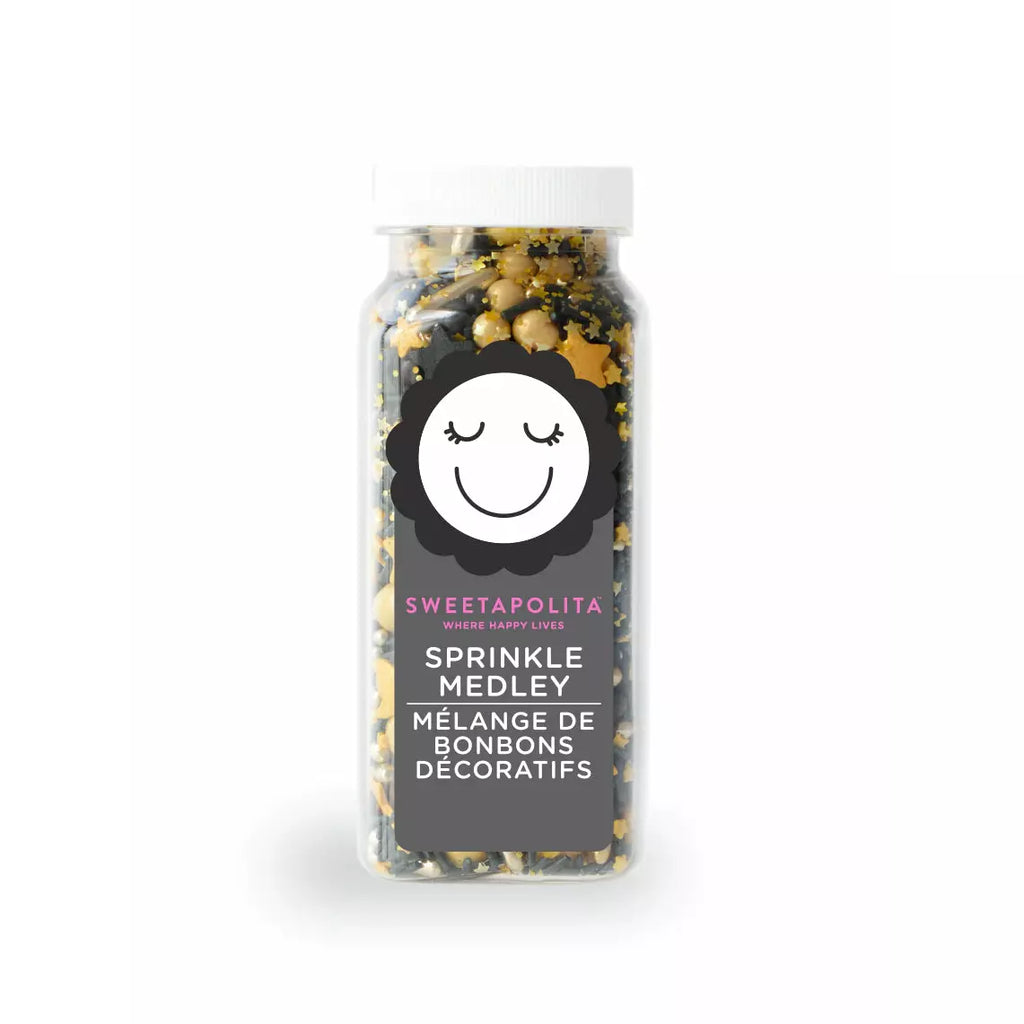 Midnight Moon sprinkles in Sweetapolita 4oz. bottle.