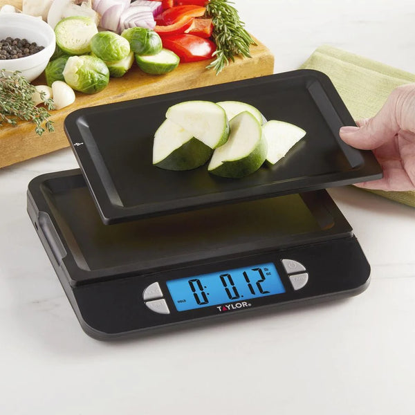 Taylor Digital Cordless Scale in use.