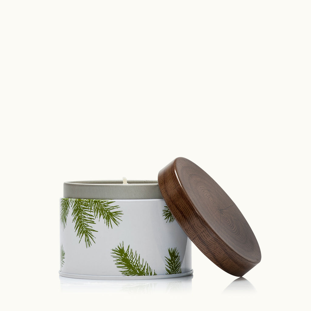Thymes Frasier fir Pour candle, travel tin