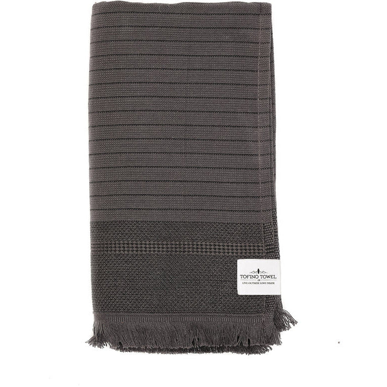 Tofino Towel Co. Silas Hand Towel in Charcoal