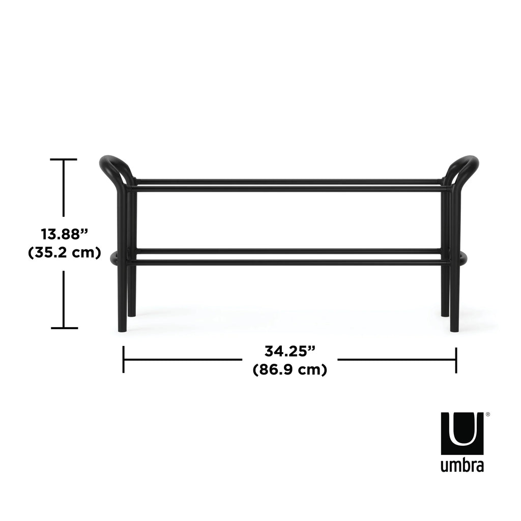 Umbra Shoestack Rack, measurements