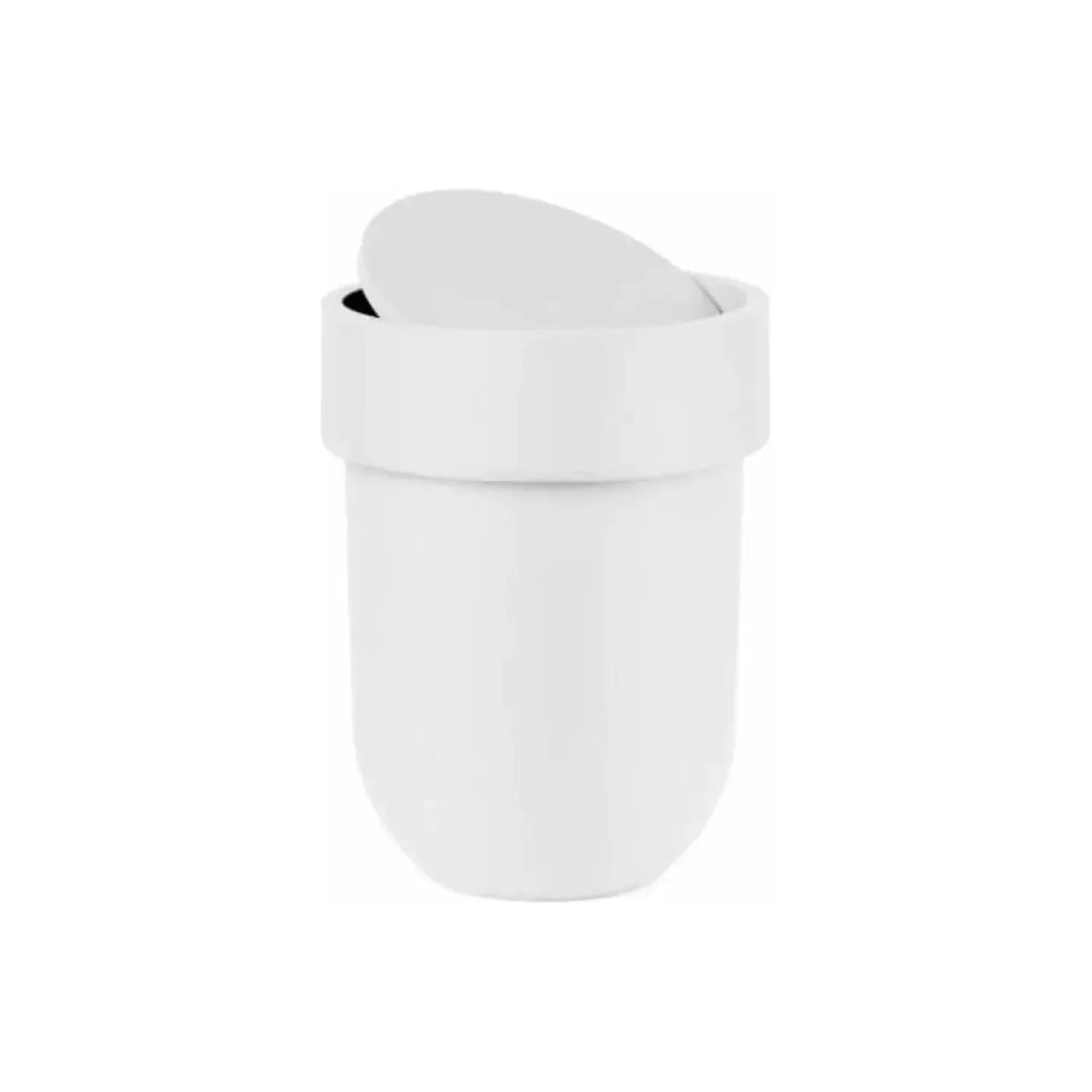 Umbra Touch Can with Lid, white