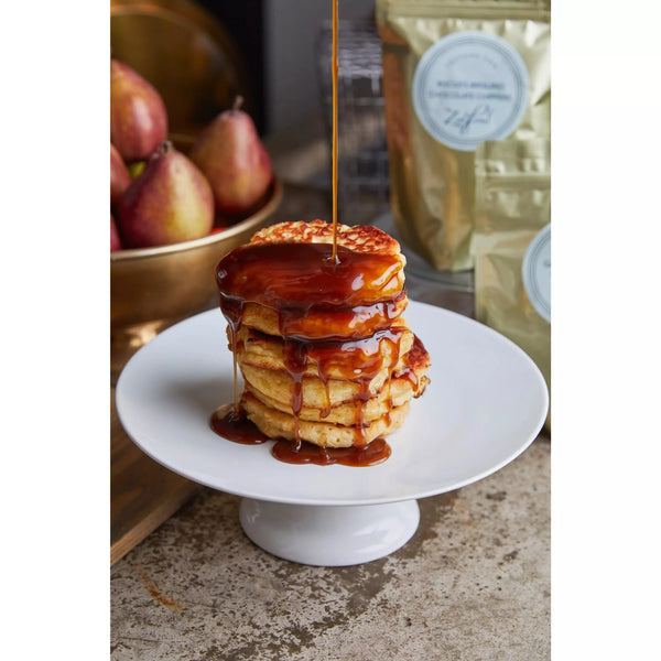 Zoe Sticky Toffee Cinnamon Pancake Mix made and styled
